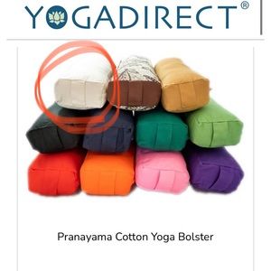 yoga direct pranayama cotton yoga bolster